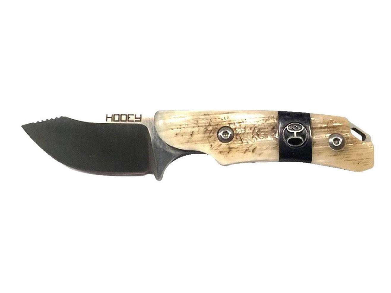 HOOEY KNIFE, RAM HORN FIXED BLADE SKINNER