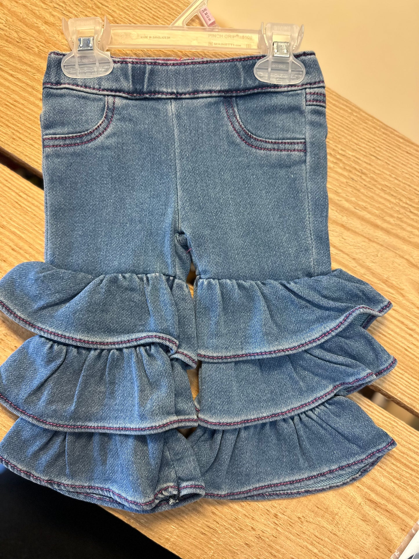 WRANGLER BABY GIRL TIERED FLARE JEAN