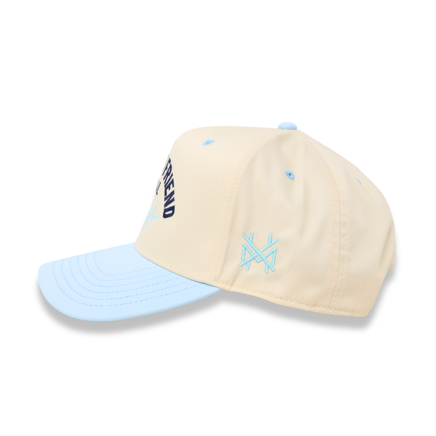 The Mad Hatter Co - My Best Friend Will Kill You Funny Trendy Trucker Hat: Retro White