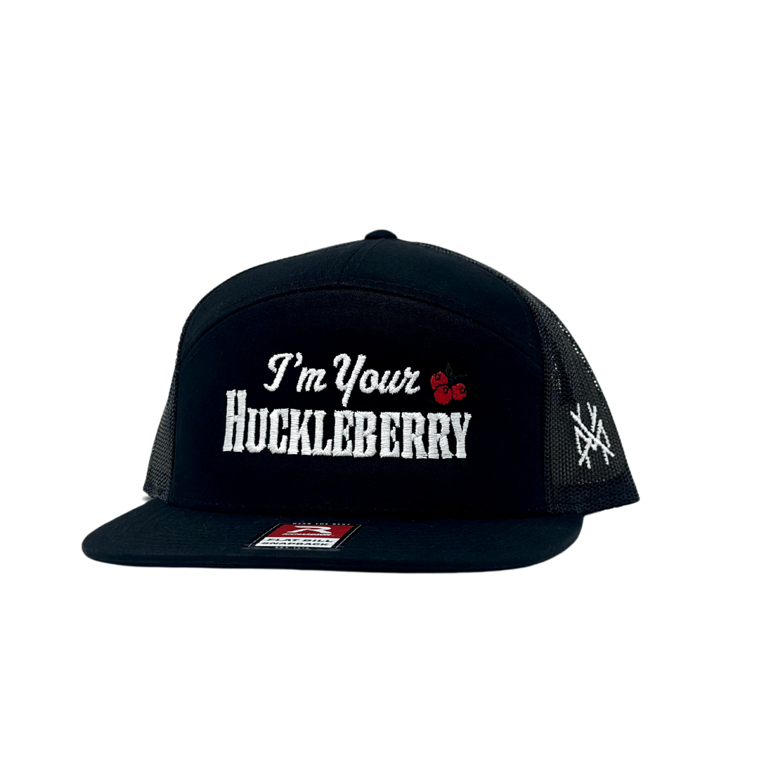 The Mad Hatter Co - I'm Your Huckleberry Trucker Hat: Trucker Black