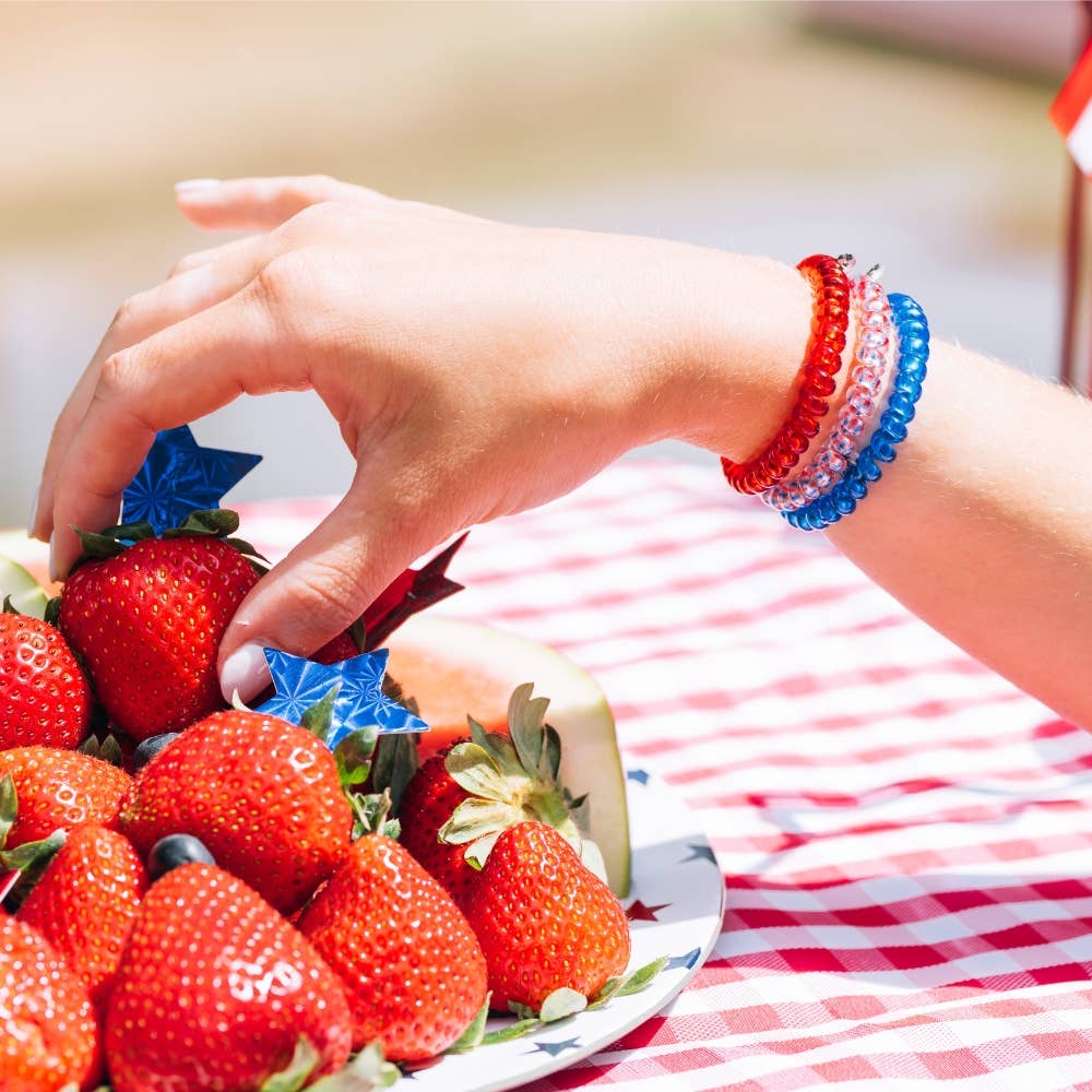 TELETIES - Patriot Pop Small Hair Ties
