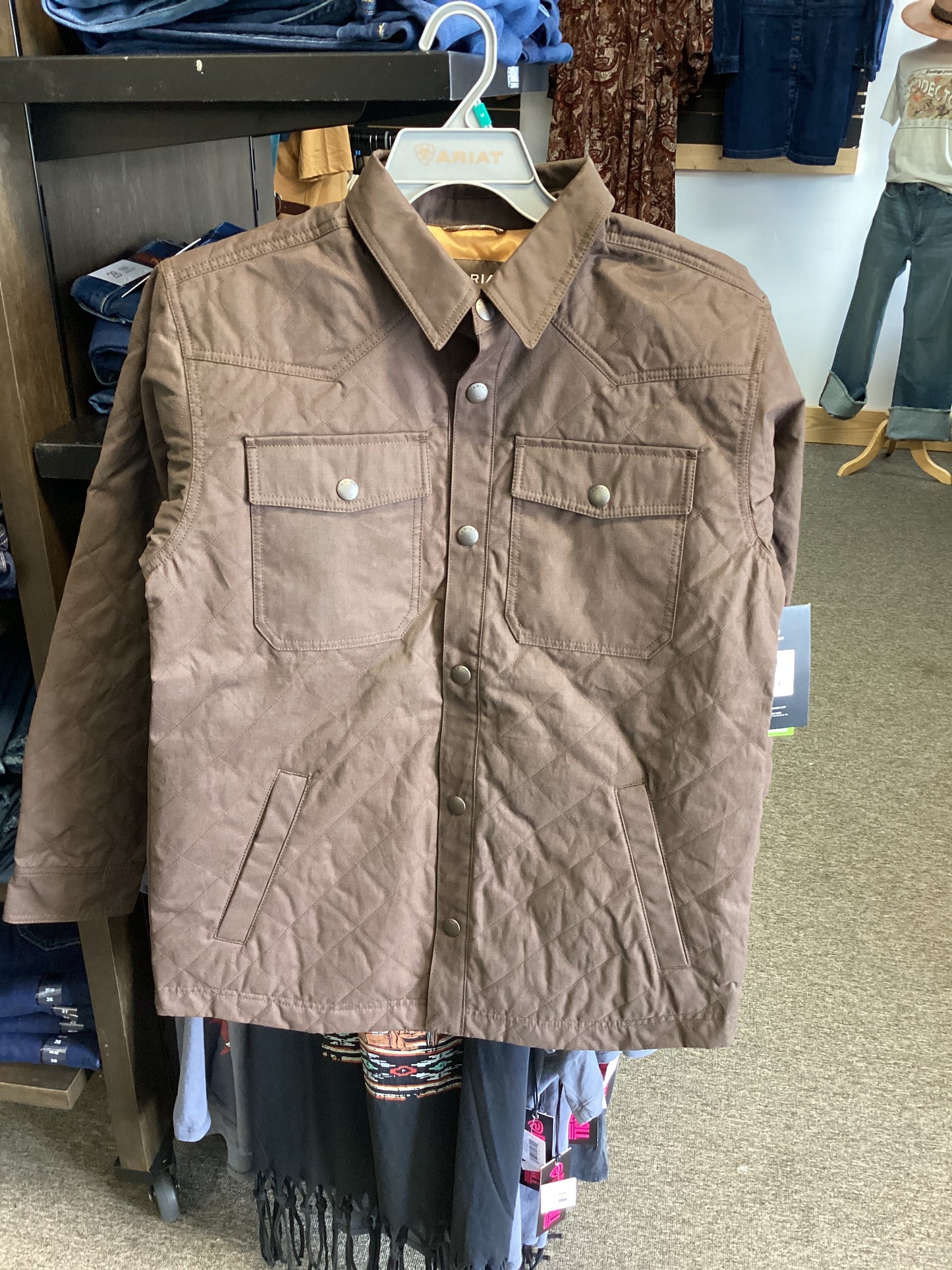 ARIAT MENS GRIZZLY SHIRT JACKET