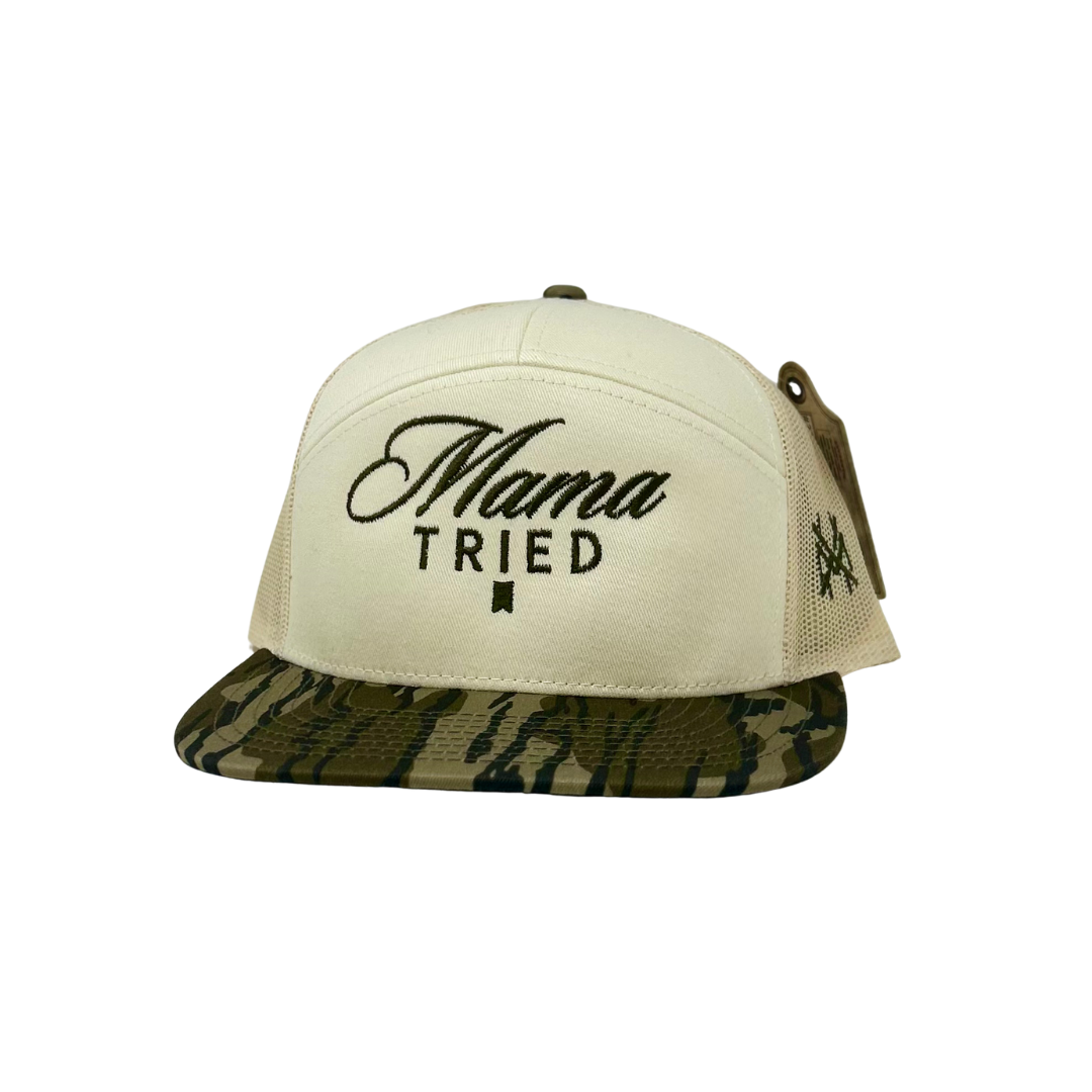 The Mad Hatter Co - MHC Mama Tried Ultra Trucker Hat: 112 Richardson White