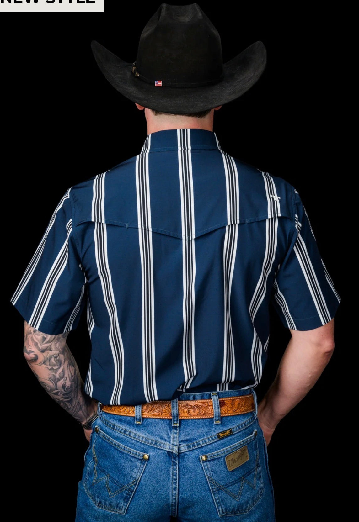 FERRELL BRAND THR HATFIELD SHORT SLEEVE PEARL SNAP SHIRT
