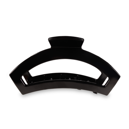 TELETIES - Open Hair Clip | Large | Jet Black