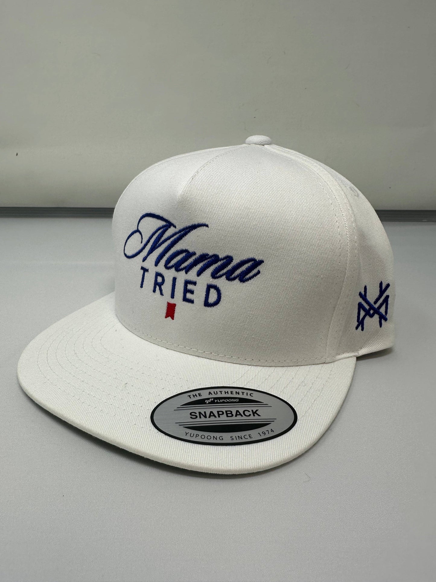 The Mad Hatter Co - MHC Mama Tried Ultra Trucker Hat: 6006 Yupoong White