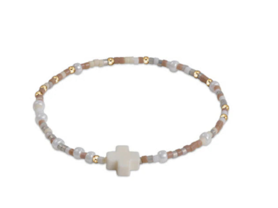 ENEWTON EGIRL HOPE UNWRITTEN SIGNATURE CROSS BRACELET