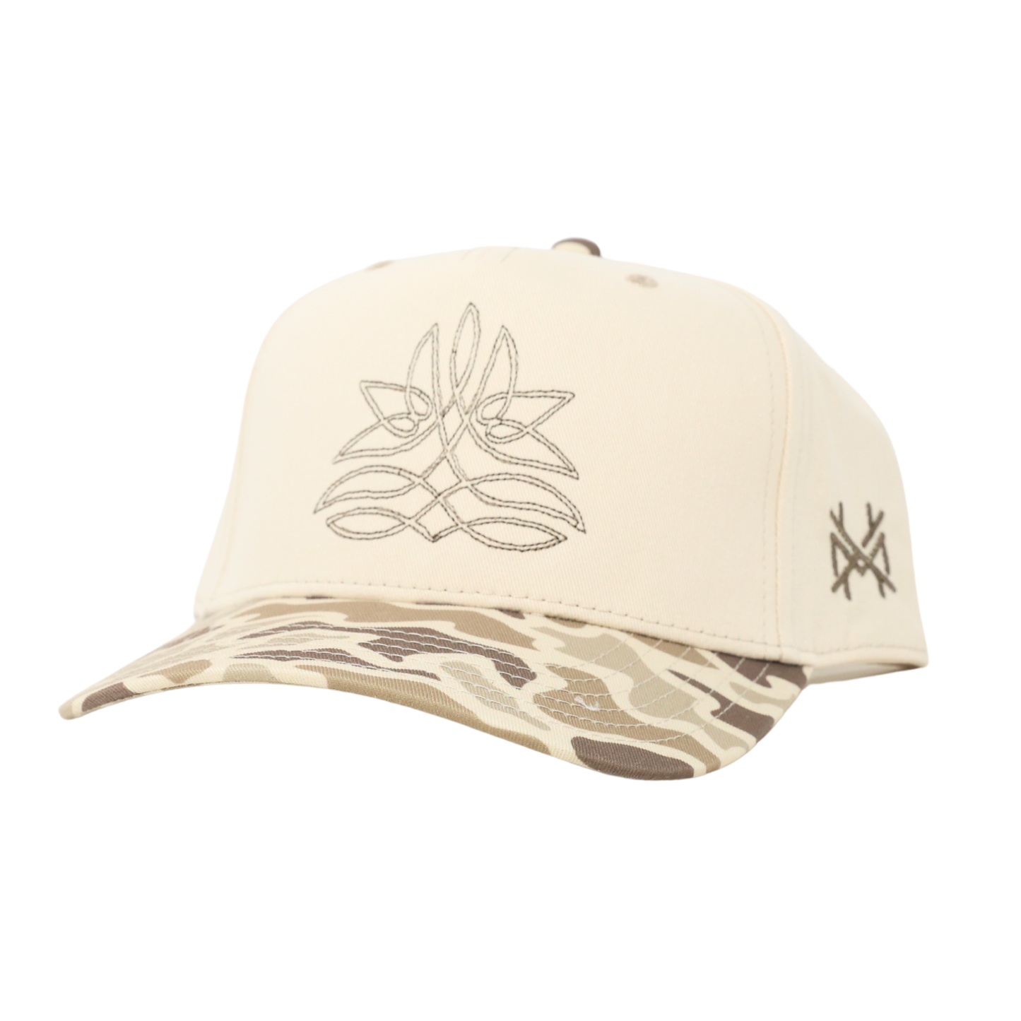 The Mad Hatter Co - Boot Stitch Western Trucker Hat : Retro Brown/Natural