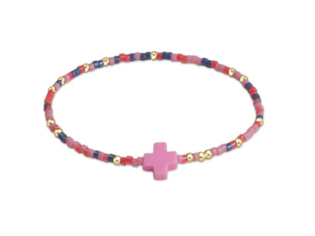 ENEWTON EGIRL HOPE UNWRITTEN SIGNATURE CROSS BRACELET