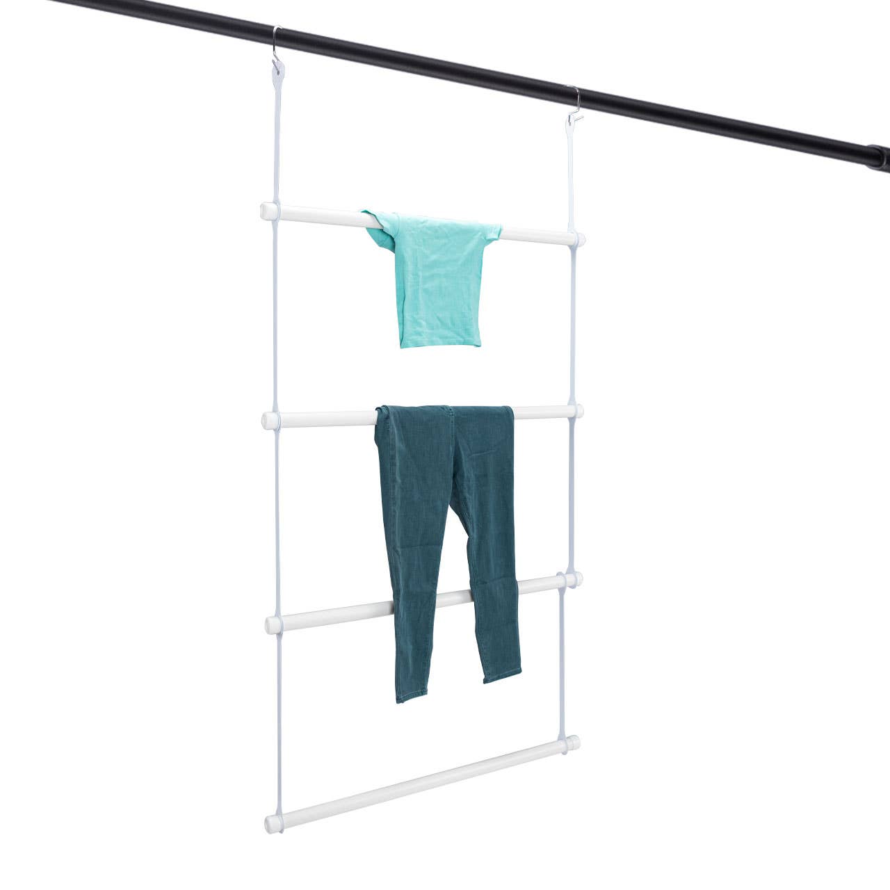 Store Supply Warehouse - White PVC Tubular Ladder Mannequin