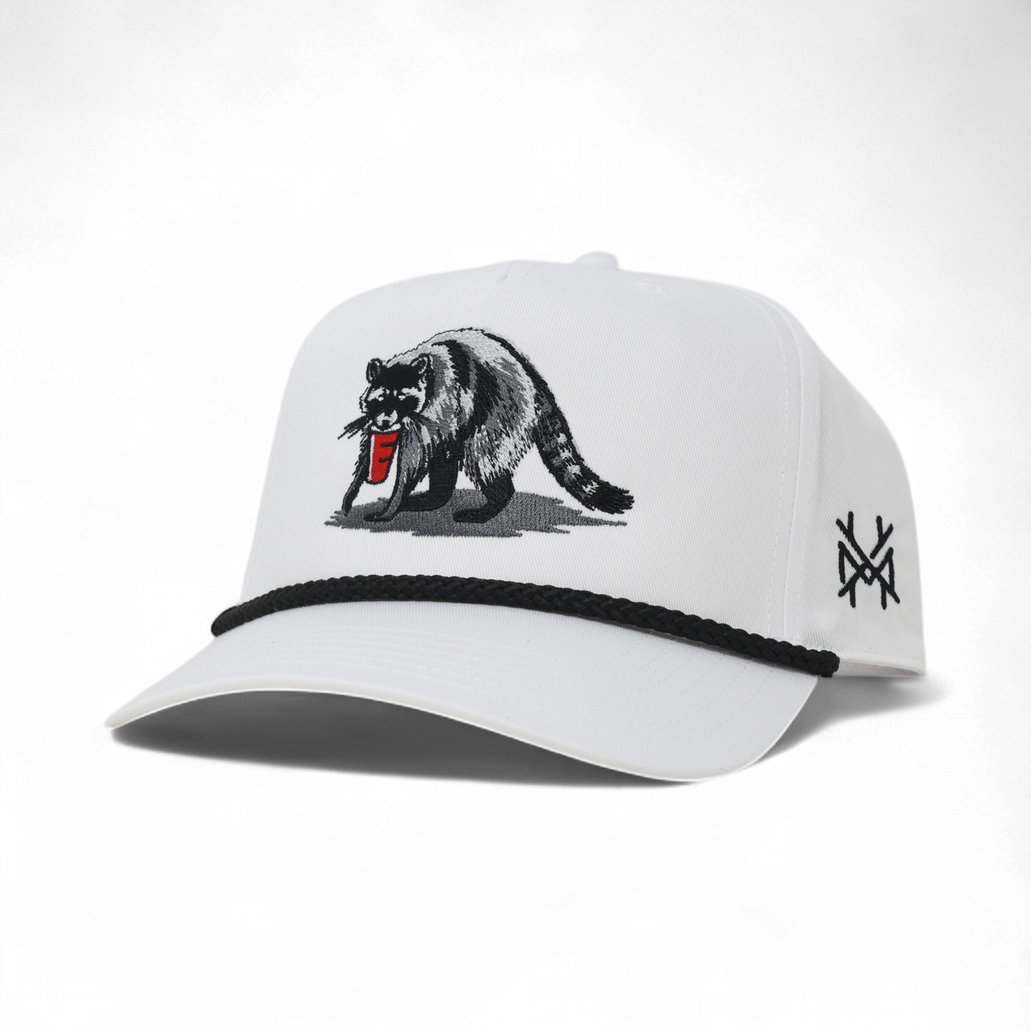 The Mad Hatter Co - Party Animal Trucker Hat: 7 Panel Breakup Country/Natural