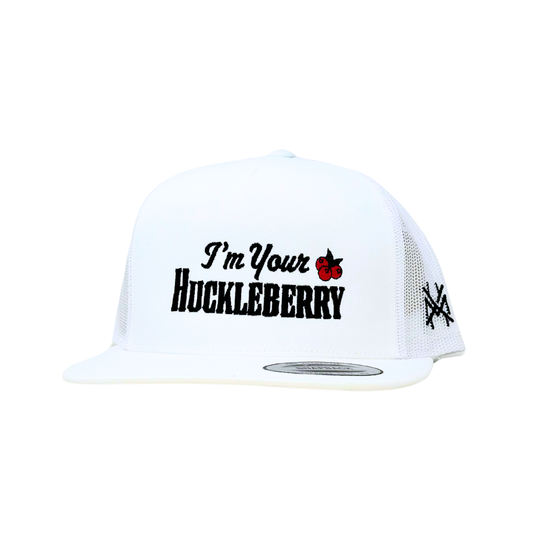 The Mad Hatter Co - MHC I'm Your Huckleberry Trucker Hat: Black/ Red Rope Yupoong