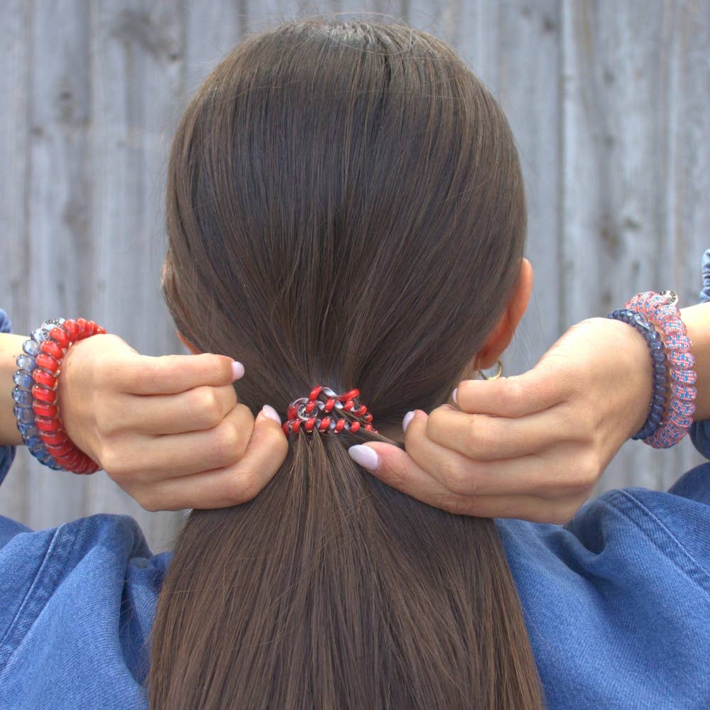 TELETIES - Spiral Hair Coils | Small | Blueberry Farms