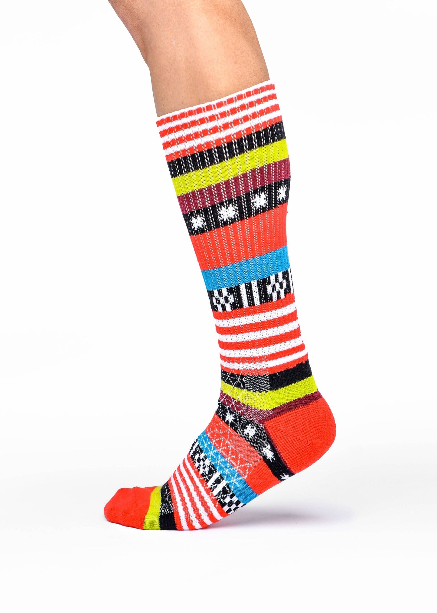Lucky Chuck - Fringe Serape Christmas Performance Socks