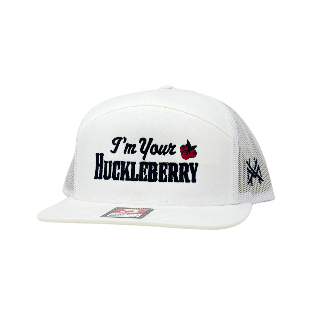 The Mad Hatter Co - MHC I'm Your Huckleberry Trucker Hat: Black/ Red Rope Yupoong