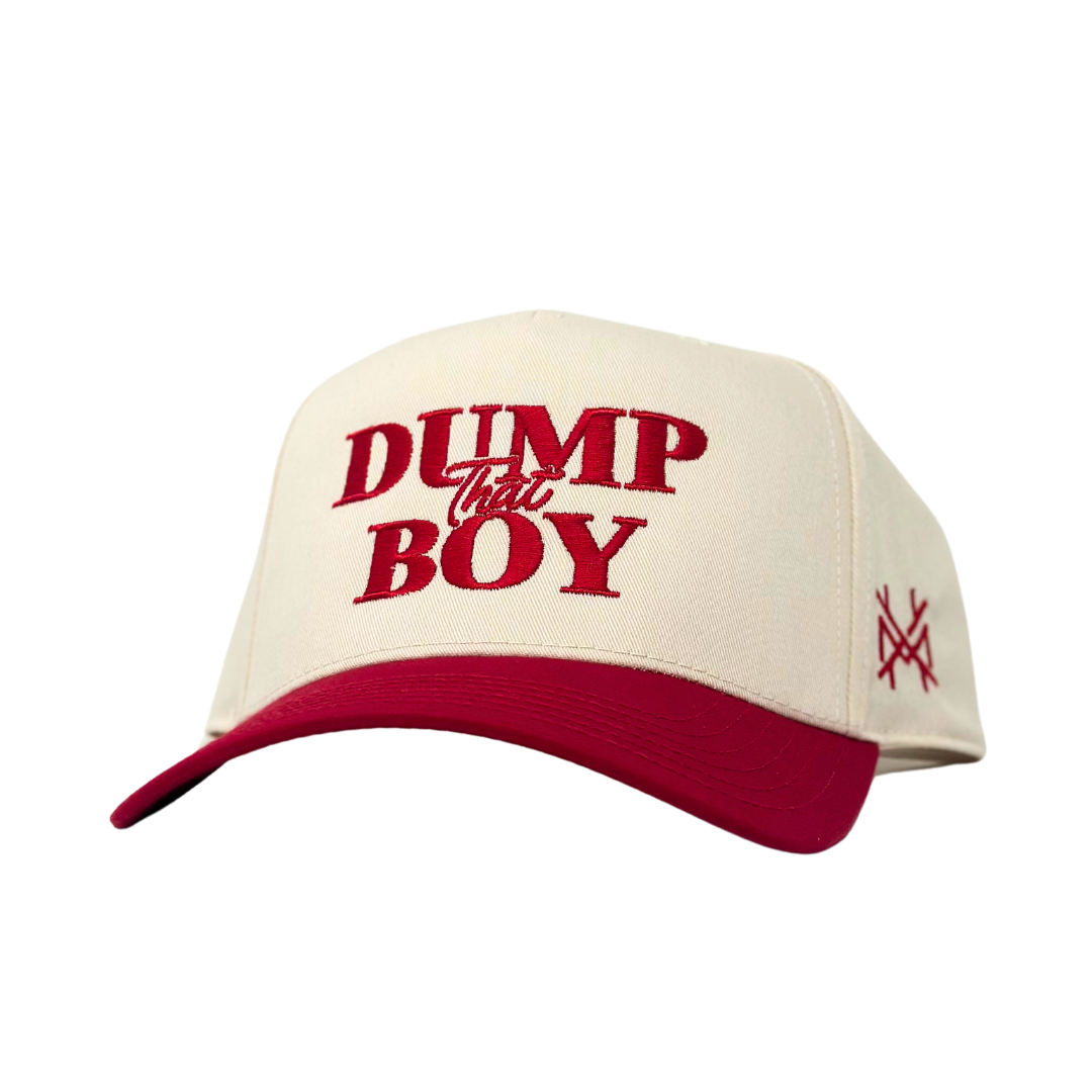The Mad Hatter Co - MHC Dump That Boy Trucker Hat: Pink/ Natural Otto