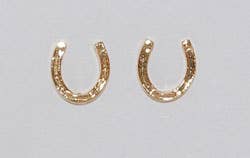 Semaki & Bird - Horseshoe Earrings Gold Natural History