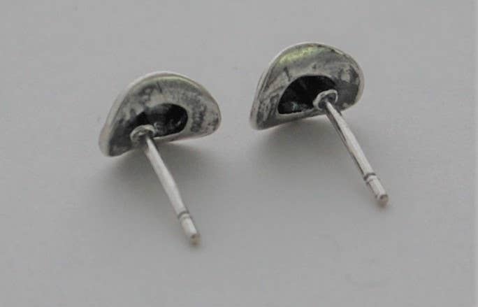 Semaki & Bird - Cowboy Hat Stud Earrings - Sterling Silver