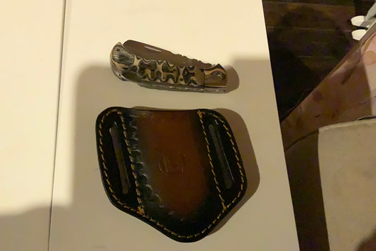 CIRCLE SH CUTLERY KNIFE AND SHEATH