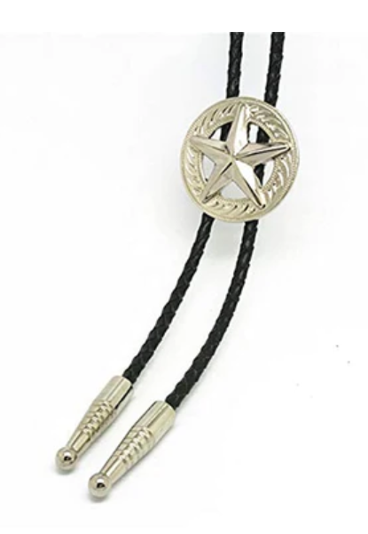 SimpleNGreat - Texas Ranger Cowboy Bolo Tie Necklace: 2 Tone