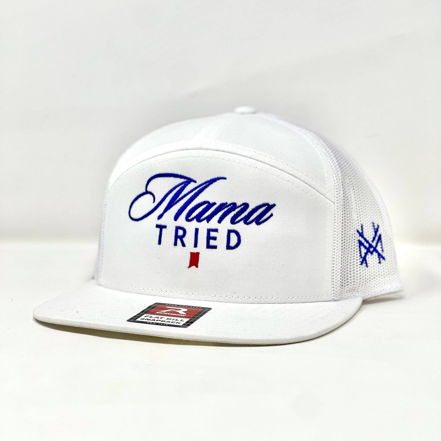 The Mad Hatter Co - MHC Mama Tried Ultra Trucker Hat: 6006 Yupoong White