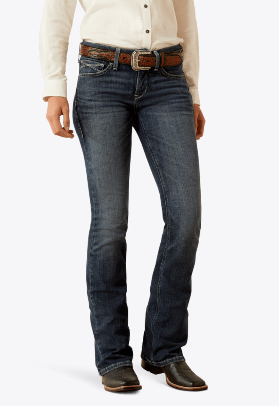 ARIAT WOMENS PERFECT RISE ESTI BOOT CUT JEAN