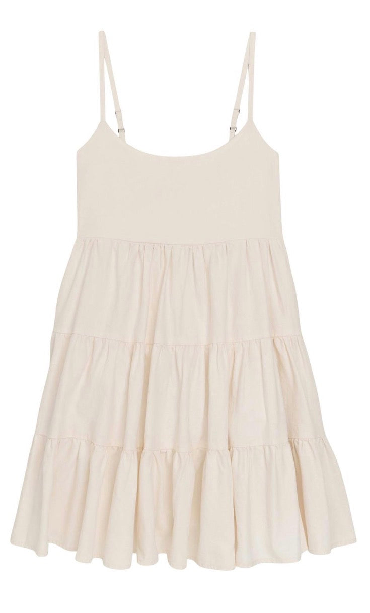 WRANGLER RETRO WOMENS PUNCHY TIERED MINI DRESS
