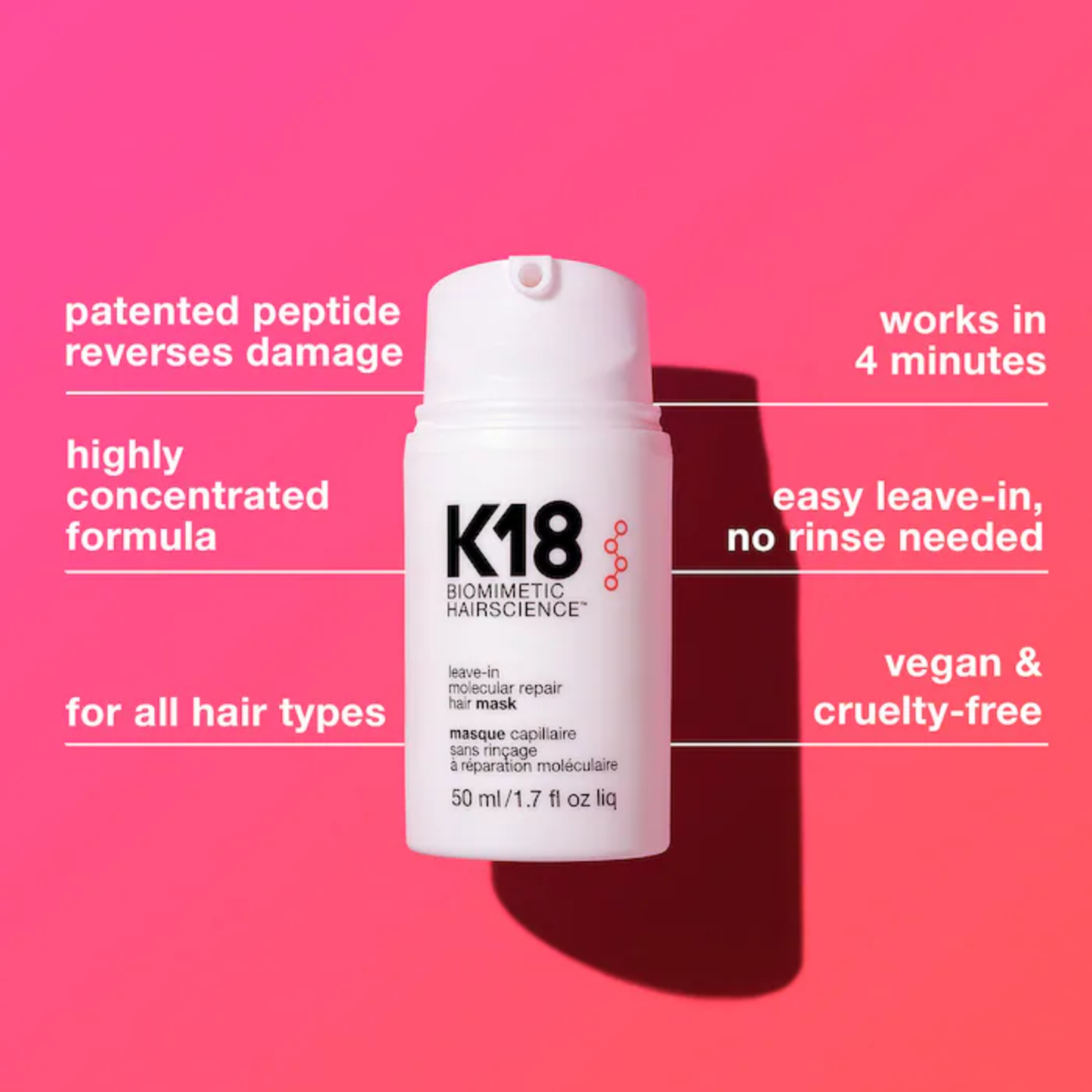 Rucci Professional - K18-31006 Professional Molecular Repair Hair Mask (150mL)