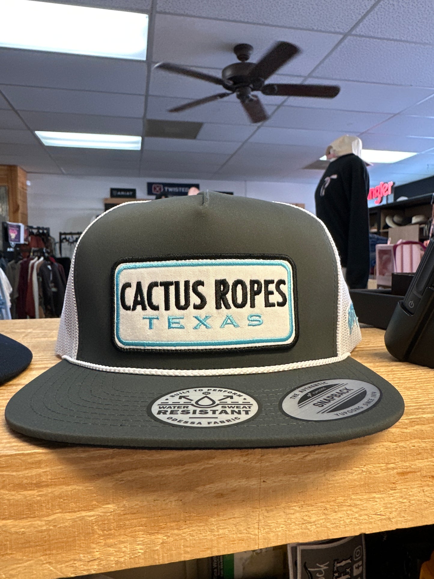 HOOEY CACTUS ROPES TEXAS CR108 GY/WH TRK W.PH OSFA