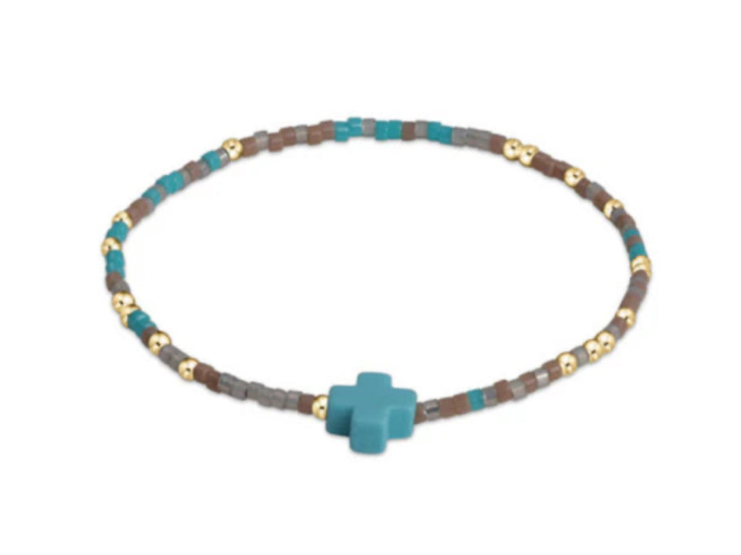 ENEWTON EGIRL HOPE UNWRITTEN SIGNATURE CROSS BRACELET