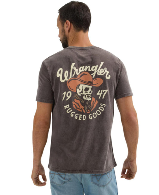WRANGLER MENS RUGGED GOODS GRAPHIC TEE