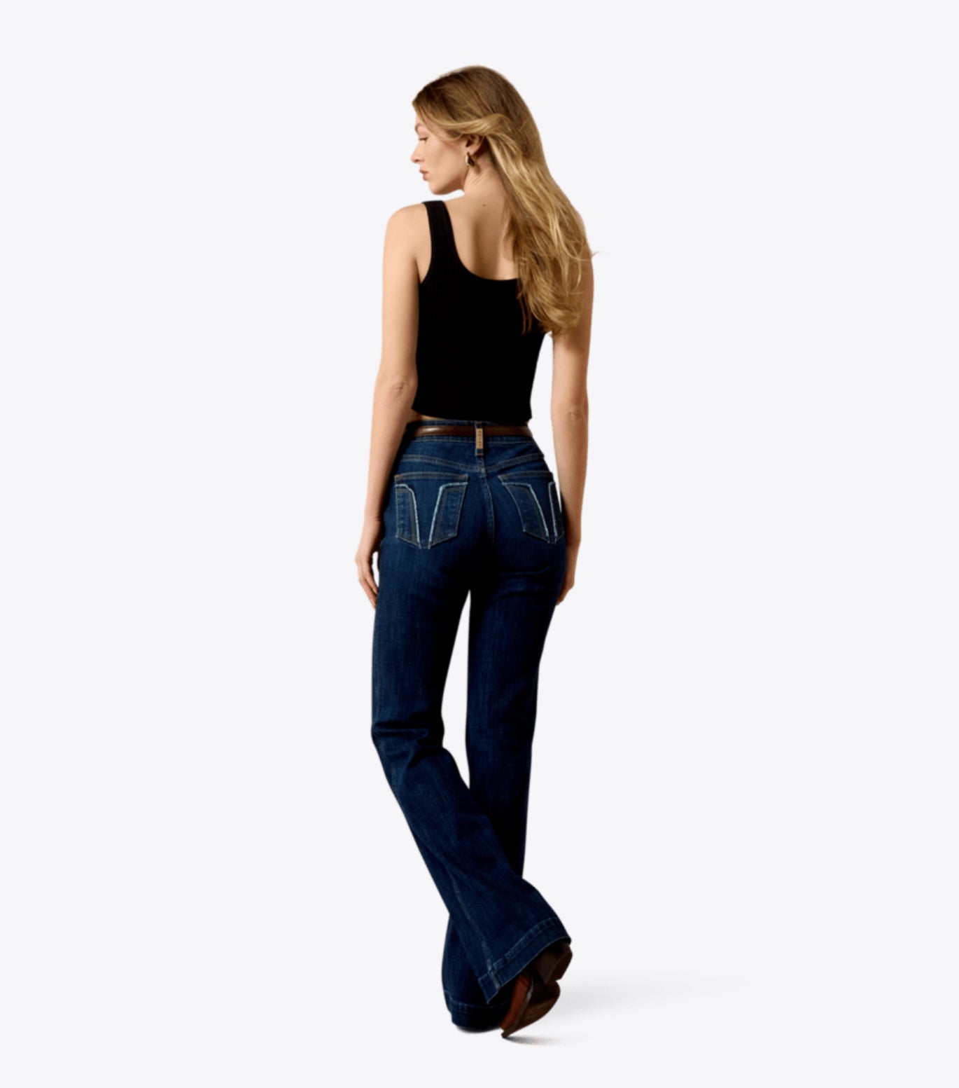 ARIAT WOMENS HIGH RISE AVANI SLIM TROUSER JEANS