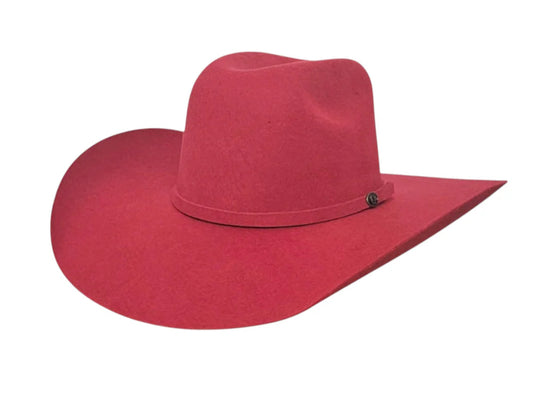 GONE COUNTRY HAT CO AMERICAN RED 5X WOOL COWBOY HAT