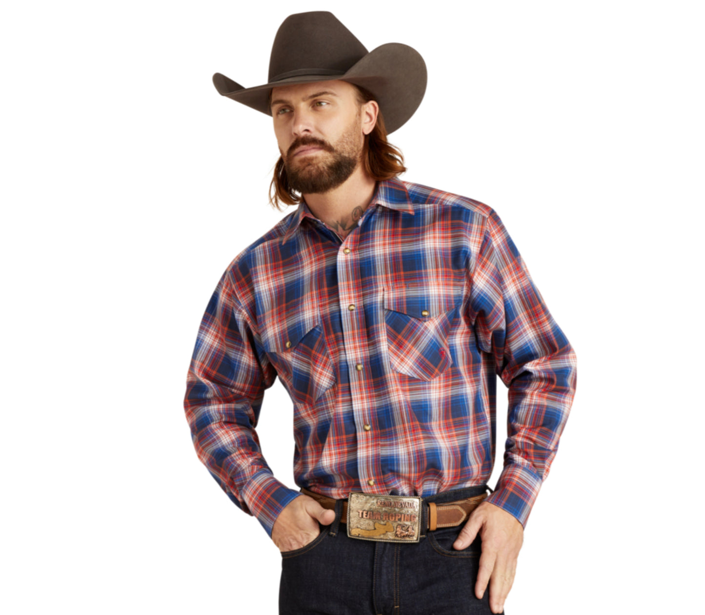 ARIAT MENS PRO PRESLY SNAP LONG SLEEVE SHIRT