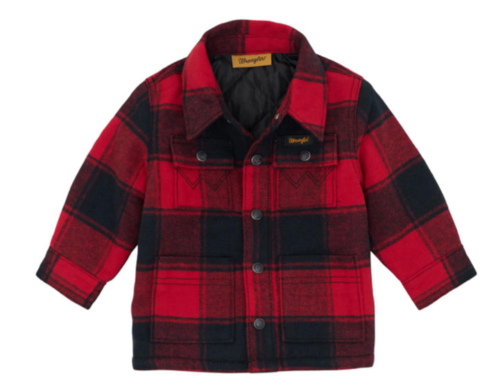 WRANGLER BABY BOYS FLANNEL SHIRT JACKET