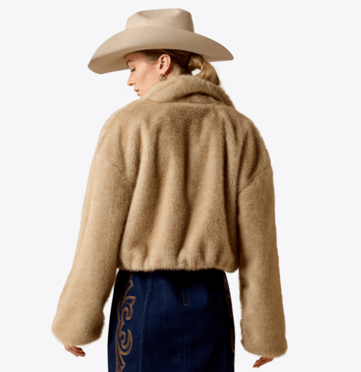 ARIAT WOMENS CREED FAUX FUR JACKET
