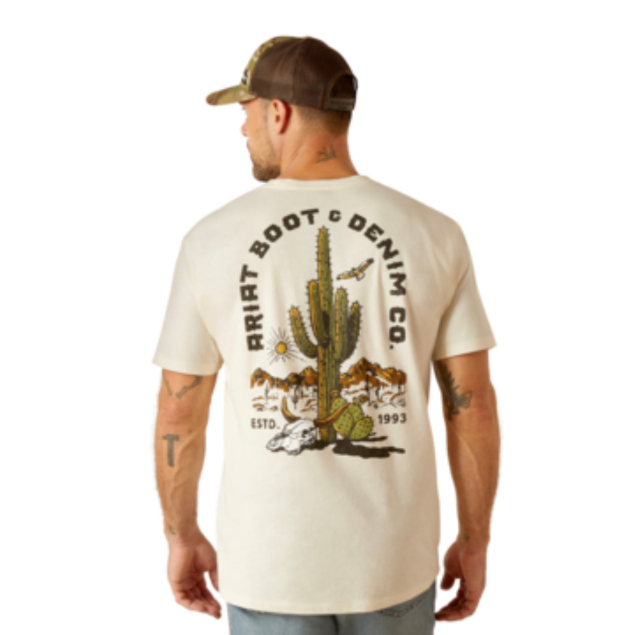 ARIAT MENS SOL ARCH SHORT SLEEVE T-SHIRT