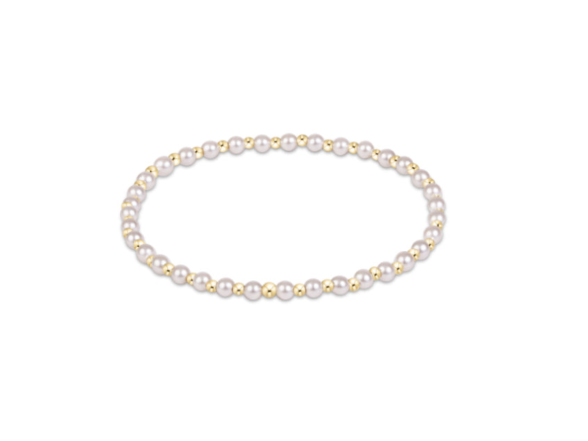 E NEWTON GRATEFUL PEARL 3MM BRACELET