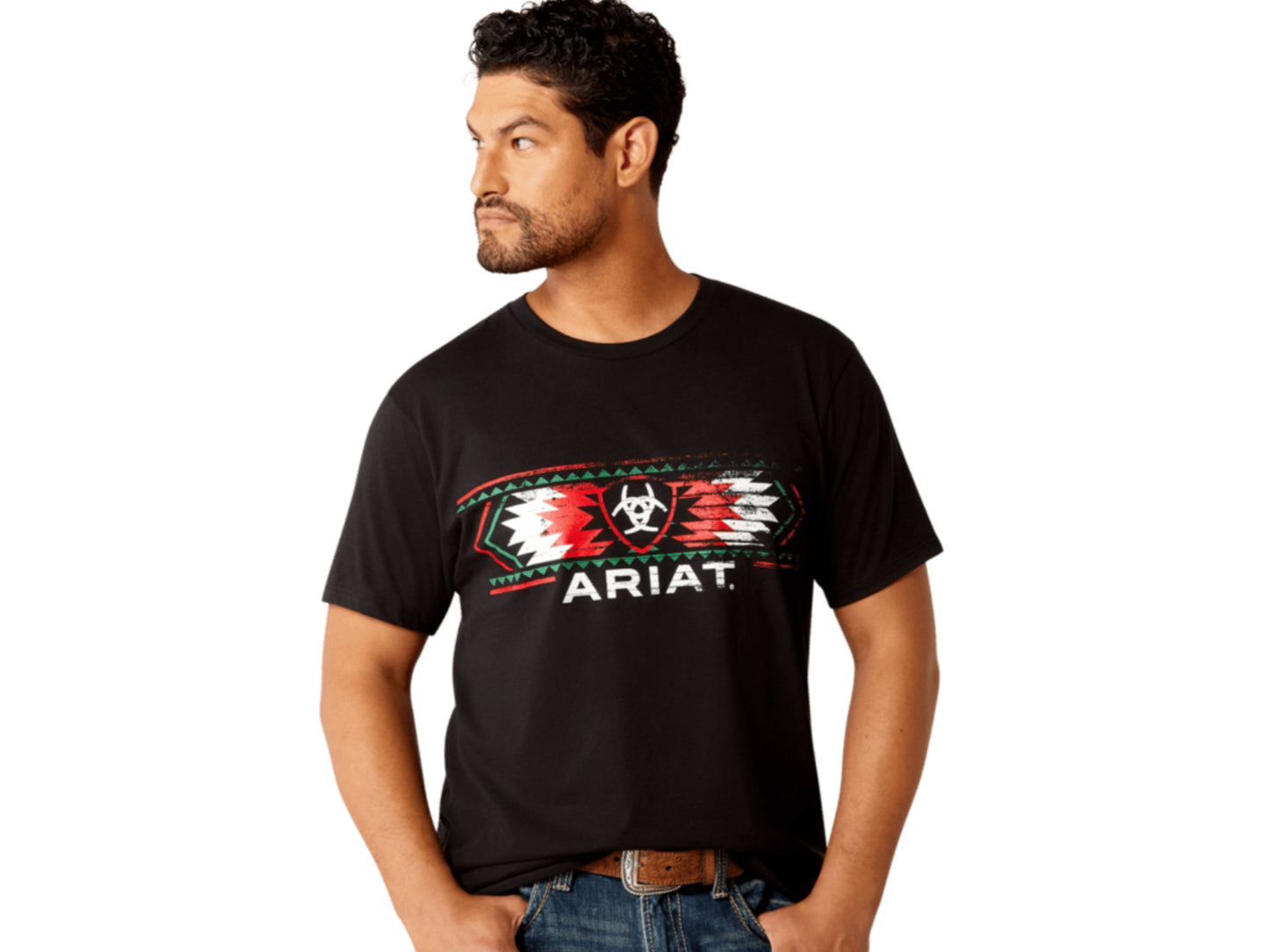 ARIAT MENS SOUTH WEST MEXICO SHORT SLEEVE TSHIRT