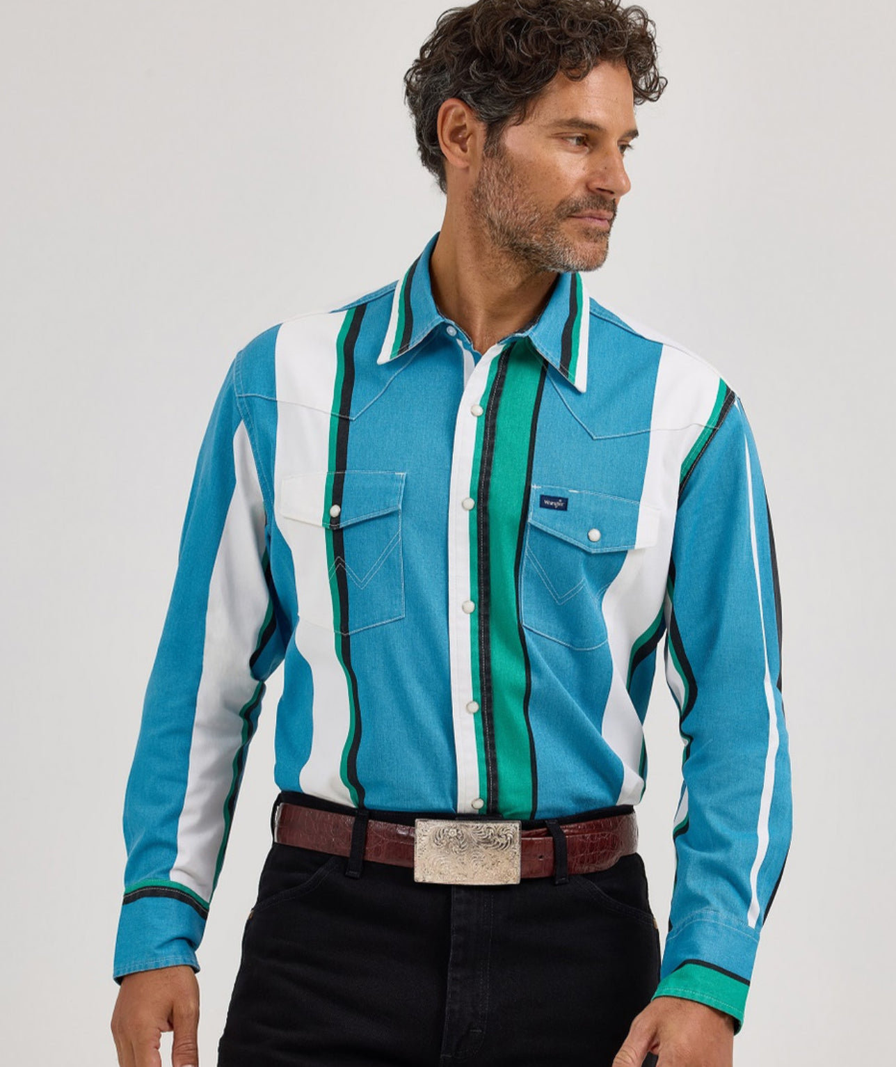 WRANGLER RETRO VINTAGE MEN BRUSHPOPPER PEARLSNAP SHIRT