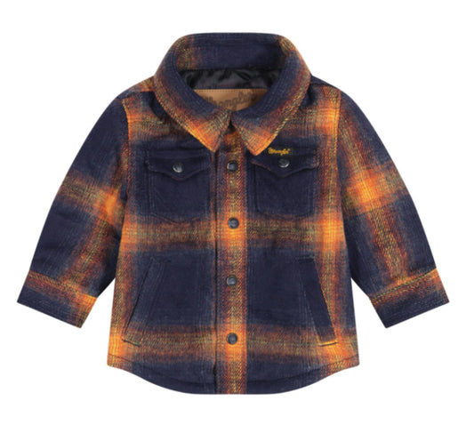 WRANGLER BABY BOYS FLANNEL SHIRT JACKET