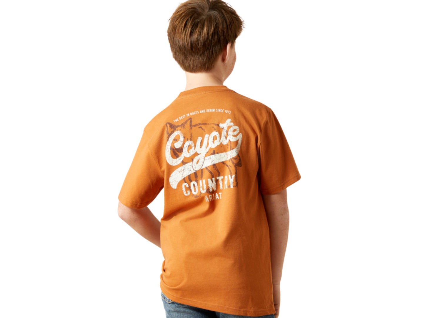 ARIAT BOY COYOTE COUNTRY GRAPHIC TEE