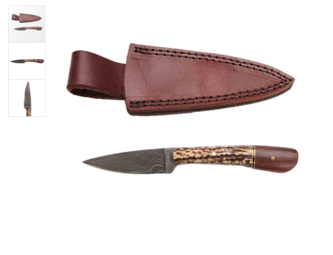 CIRCLE SH CUTLERY DAMASCUS BLADE KNIFE