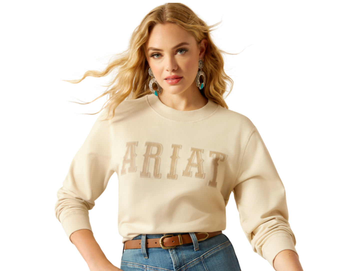 ARIAT WOMENS ESSENTIAL CREW SWEATSHIRT