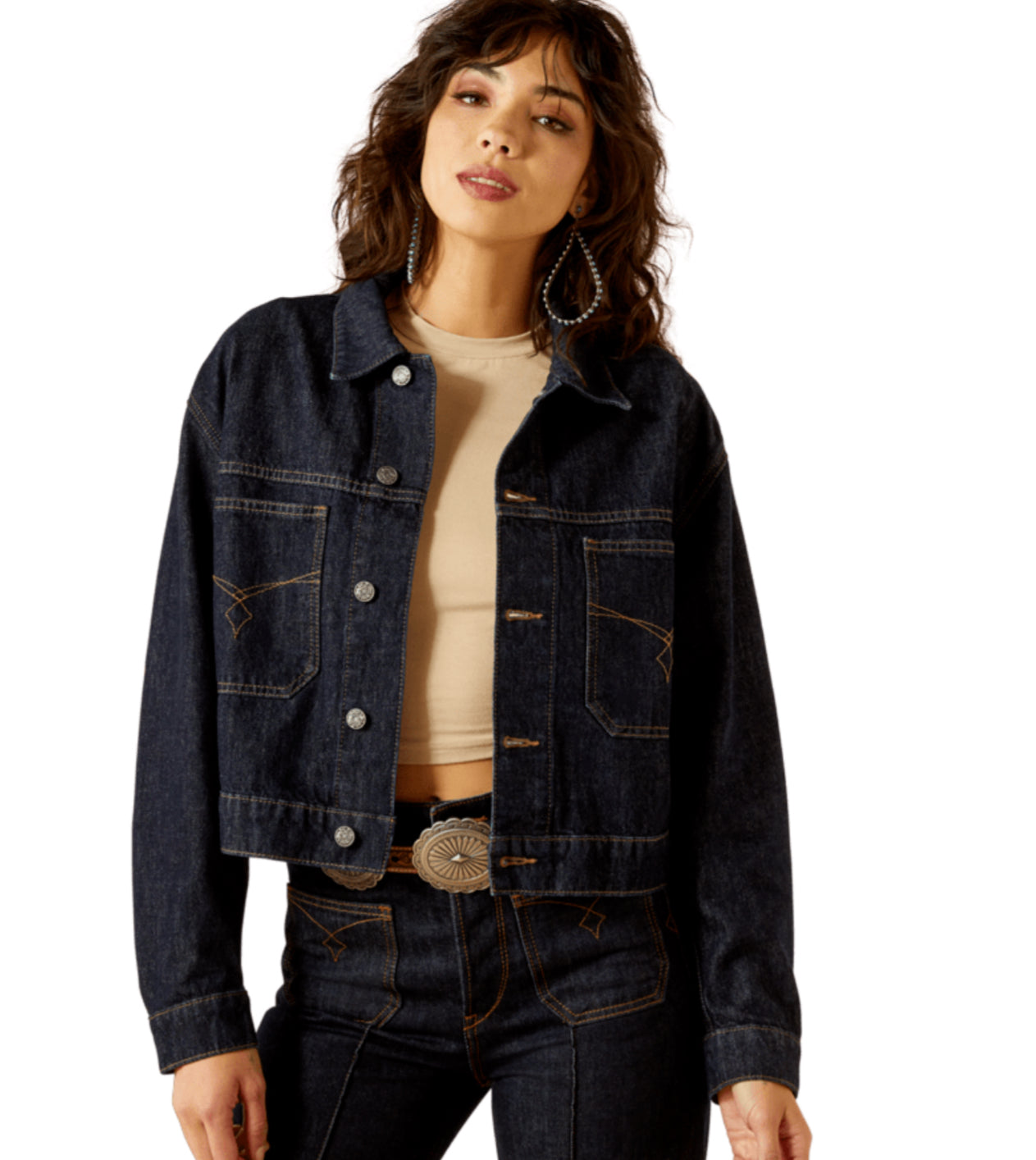 ARIAT WOMENS WESTERN UTILITY DENIM JACKET