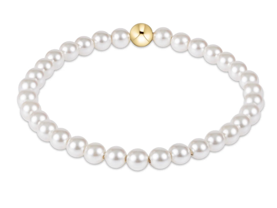 E NEWTON EXTENDS CLASSIC PEARL 5MM BEAD BRACELET