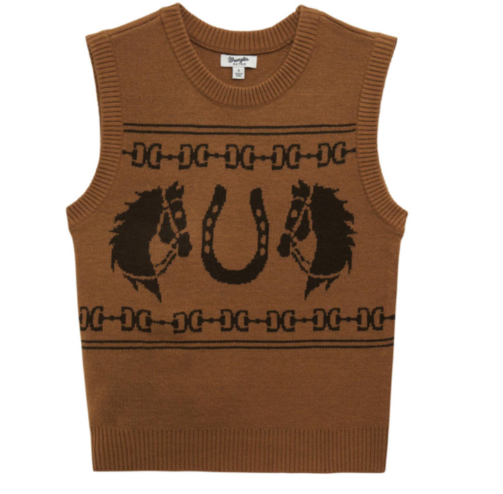 WRANGLER WOMENS RETRO AMERICANA SWEATER VEST