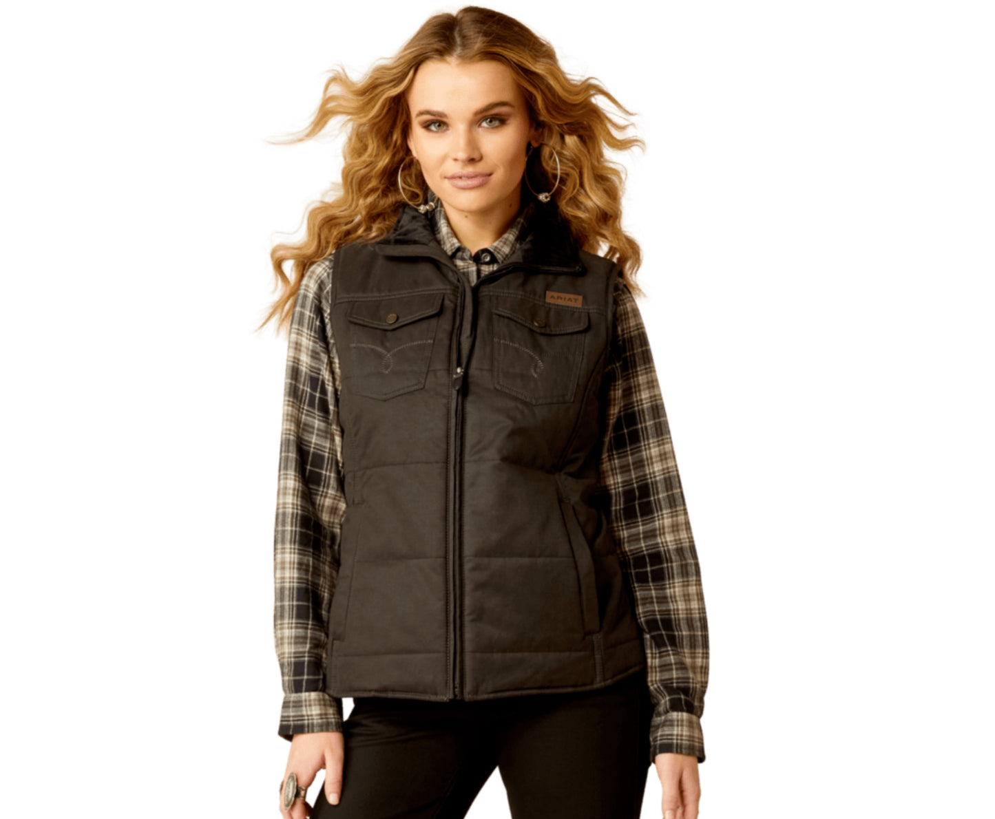 ARIAT WOMENS GRIZZLY QUILTED VEST