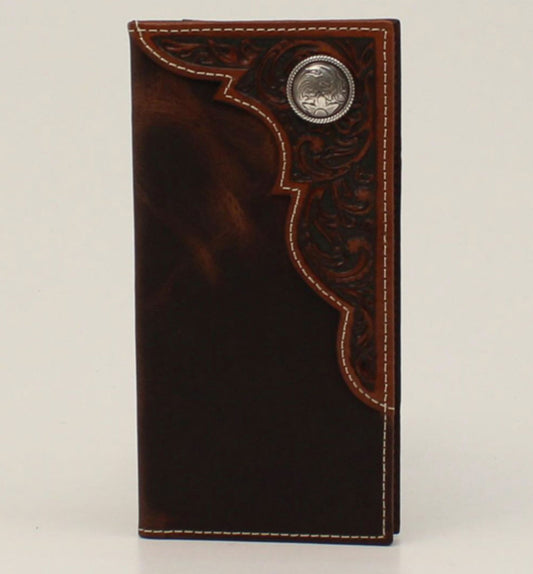 ARIAT YOUTH RODEO EMBOSSED ROUND CONCHO WALLET