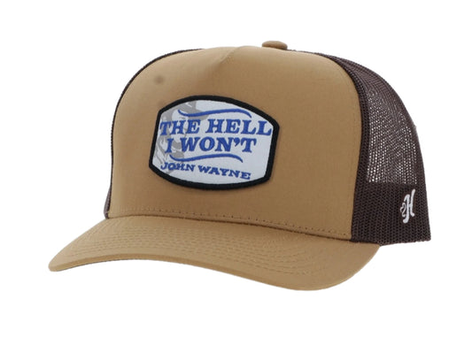 HOOEY JOHN WAYNE ‘THE HELL I WON’T’ HAT